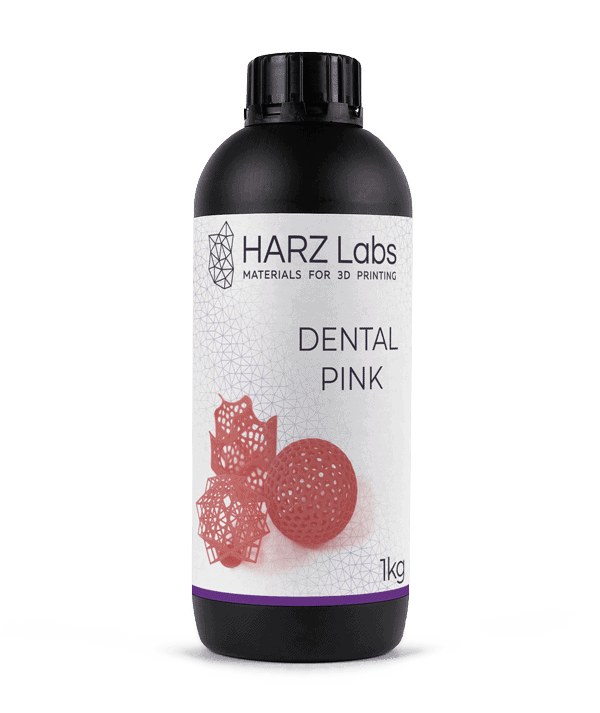 HARZ Labs Dental Pink - фотополимер (смола), розовый цвет